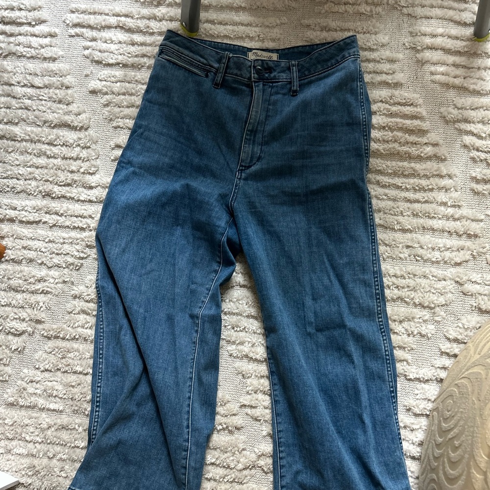 Madewell Emmett Wide Leg Crop, denim